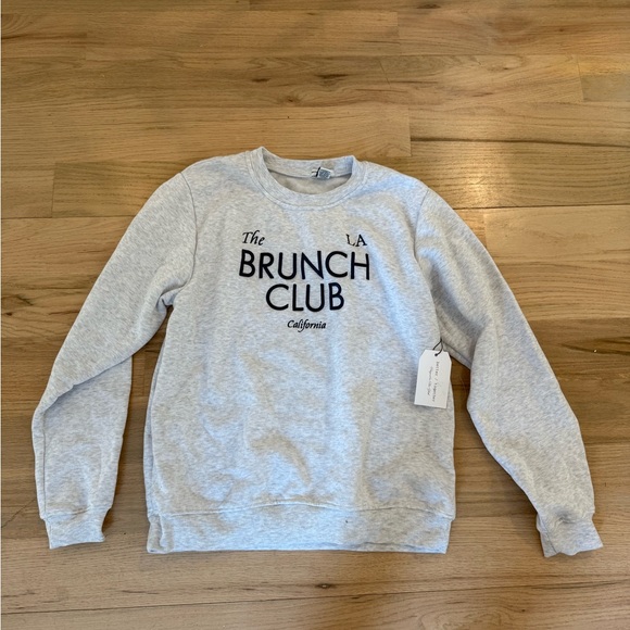 The LA Brunch Club Sweatshirt NWT - Picture 1 of 4